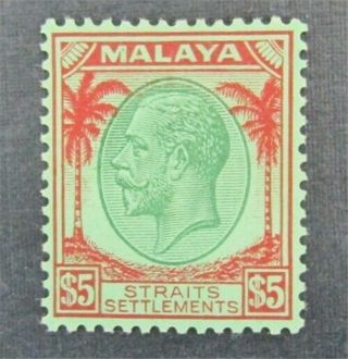 Nystamps British Straits Settlements Stamp 234 Og H $145