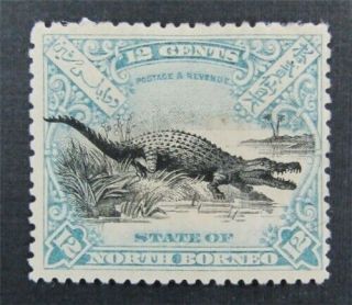 Nystamps British North Borneo Stamp 86 Og H $145