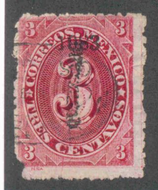 Mf0390.  Mexico.  1882 - 3.  Foreign Mail.  Numeralito.  3c.  Qto.  1983.  Celaya.  As Tay Gto - 5/12.