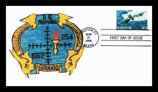 Dr Jim Stamps Us Gurnard Los Angeles Class Naval Submarine Fdc Cover Groton