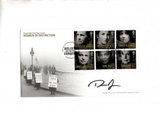 Theresa May “women Of Distinction " 2018 Signed Gb Fdc British Prime Minister