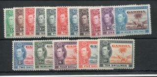 Gambia 1938 Sg150 - 161 M/m