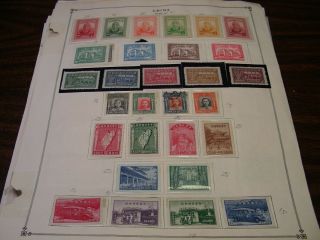 Drbobstamps China Large Disorganized (generally F - Vf) Stamp Lot On Album Pages