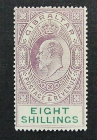 Nystamps British Gibraltar Stamp 63 Og H $230 Signed