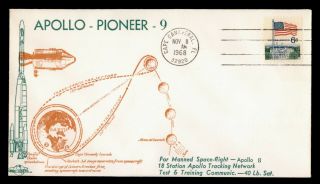 Dr Who 1968 Cape Canaveral Fl Apollo 9 Pioneer Space Flight C126035