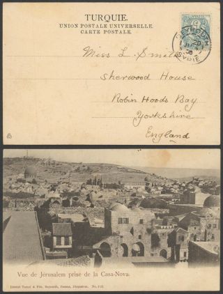 France Levant 1906 - Postcard Beirut To England 34697/7