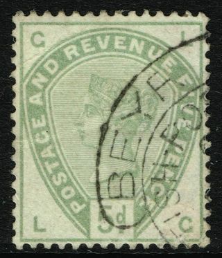 Sg Z45 British Levant 1884 - 5d Dull Green -