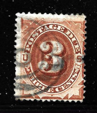 Hick Girl Stamp - U.  S.  Postage Due Sc J17 Red Brown Y1551