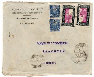 1940 Caledonia To Indo - China Vietnam Cover,  Cancels,  Wow