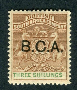 Nyasaland/british Central Africa B.  C.  A.  1891.  3s Brown & Green.  Mh.  Sg 10.