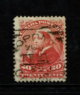 Canada Sc 46,  Hinge Remnant,  See Notes - S6775