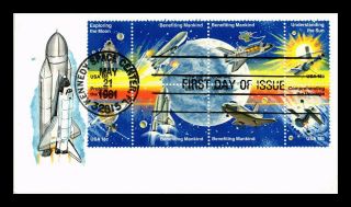 Dr Jim Stamps Us Space Shuttle Farnum Fdc Benefiting Mankind Cover Combo