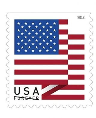 Usps Forever Stamps 2018 Us Flag 2 Rolls/coils 200 First Class Postage