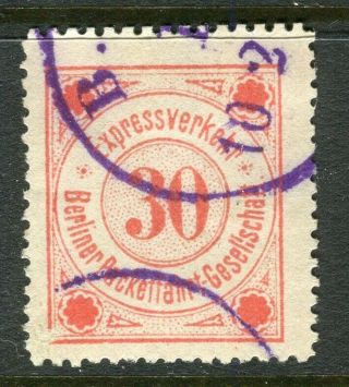 Germany; 1870s - 80s Early Local Privat Post Issue,  Expressverkehr Berlin