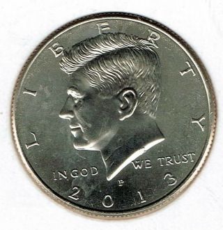 2013 - P Brilliant Uncirculated Copper - Nickel Clad Copper Strike Half Dollar Coin