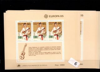 / 10x Portugal - Mnh - Europa Cept 1985 - Musical Instruments - Madeira