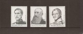 Belgium 1999 Kings Of Belgium,  Stamp From M/sheet Mnh Set Of Stamps