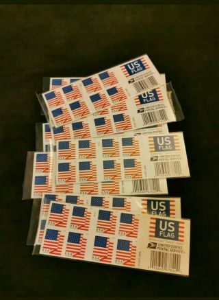 240 Usps Forever Stamps Us Flag (12 Booklets Of 20)