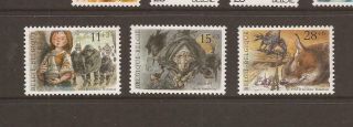 Belgium 1992 Folk Tales Mnh Set Of Stamps