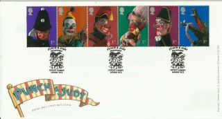 4 September 2001 Punch & Judy Royal Mail Unadd First Day Cover Covent Garden Shs