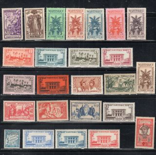 France Martinique Stamps Hinged Lot 751