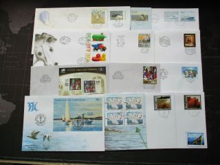 Åland 14 Fdc Covers,  2010