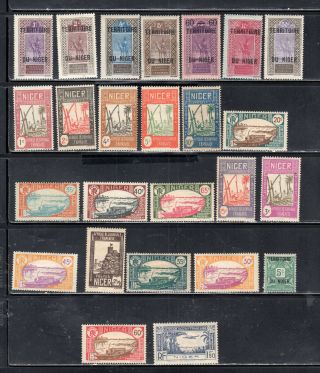 Africa Niger Stamps Hinged Lot 696
