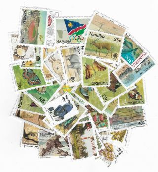 P536/4] 50 Different Namibia Packet