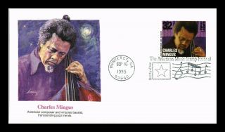 Dr Jim Stamps Us Charles Mingus Jazz Composer First Day Cover Fleetwood