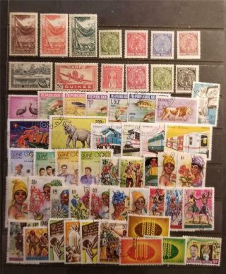 Guinee Stamp Lot Mh E383