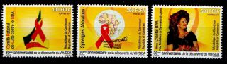 Cameroon Cameroun Kamerun 2011: 30th Anniv.  Of The Discovery Of Aids,  Compl.  Mnh
