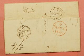 1826 ARGENTINA STAMPLESS F/L BUENOS AIRES TO ENGLAND 2
