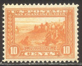 U.  S.  400a Beauty - 1913 10c Pan - Pacific,  Orange ($175)