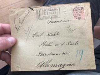 1900s Lourenço Marques Mozambique Portugal Colonial Cover To Germany Registered