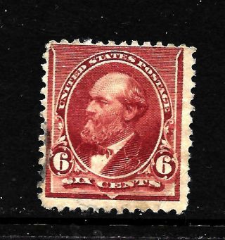 Hick Girl Stamp - Old Classic U.  S.  Sc 224 Garfield,  Issue 1890 Y1125