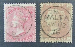 Nystamps Great Britain Stamp In Malta Paid: $50