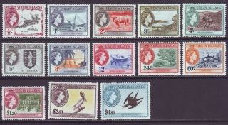 Virgin Islands 1956 Sc 115 - 127 Mh Set