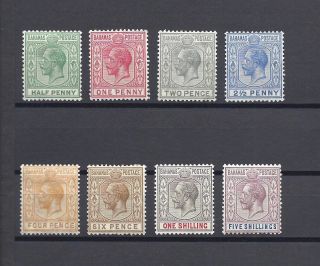 Bahamas 1912 - 19 Sg 81/8 Cat £62