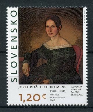 Slovakia 2017 Mnh Jozef Bozetech Klemens Slovak Ntl Gallery 1v Set Art Stamps