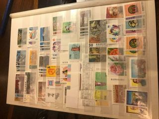 One Page Mnh Roc Taiwan China Stamps Most Complete Sets Vf (5)