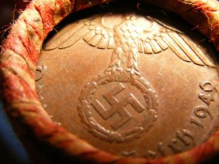 Estate Wheat Penny Roll 1943 Steel - Nazi Coin On Ends 7