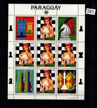 Paraguay - Mnh - Sports - Chess - Nude