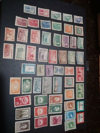 55 China Prc Stamp Lot As Issued 1950s China Stamps