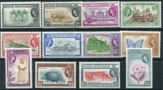 1953/62 - British Honduras - Set Of 12,  Umm