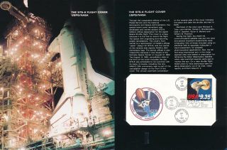 Sts - 8 Flown Shuttle Challenger Official Cover In Folder - 7cc29
