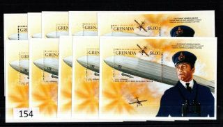 10x Grenada - Mnh - Zeppelin - War - Airplanes - Germany