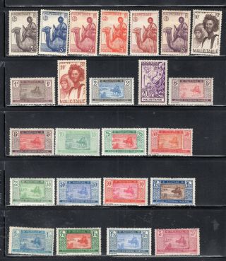 Mauritanie Mauritania Stamps Hinged Lot 56352