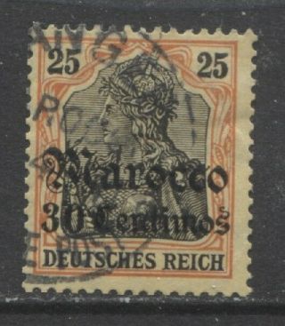1911 German Offices In Morocco 30 Centimos Germania With Op Tanger,  $ 24