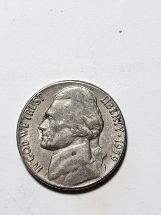 1959 D Jefferson Nickle Circulated.