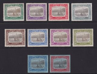 St Kitts & Nevis.  1923.  Sg 48 - 57,  1/2d To 2/6.  Mounted.